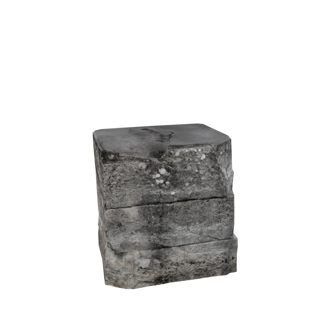 stone block 1 3d model