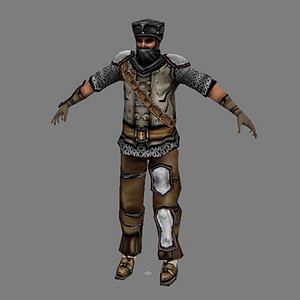 man fantasy - male 3d model