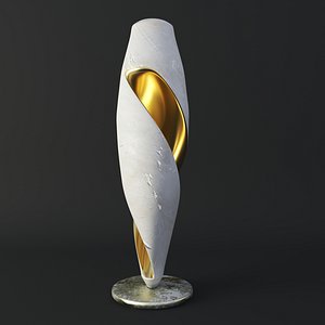3D model abstract sculpture modeled luxury decoration