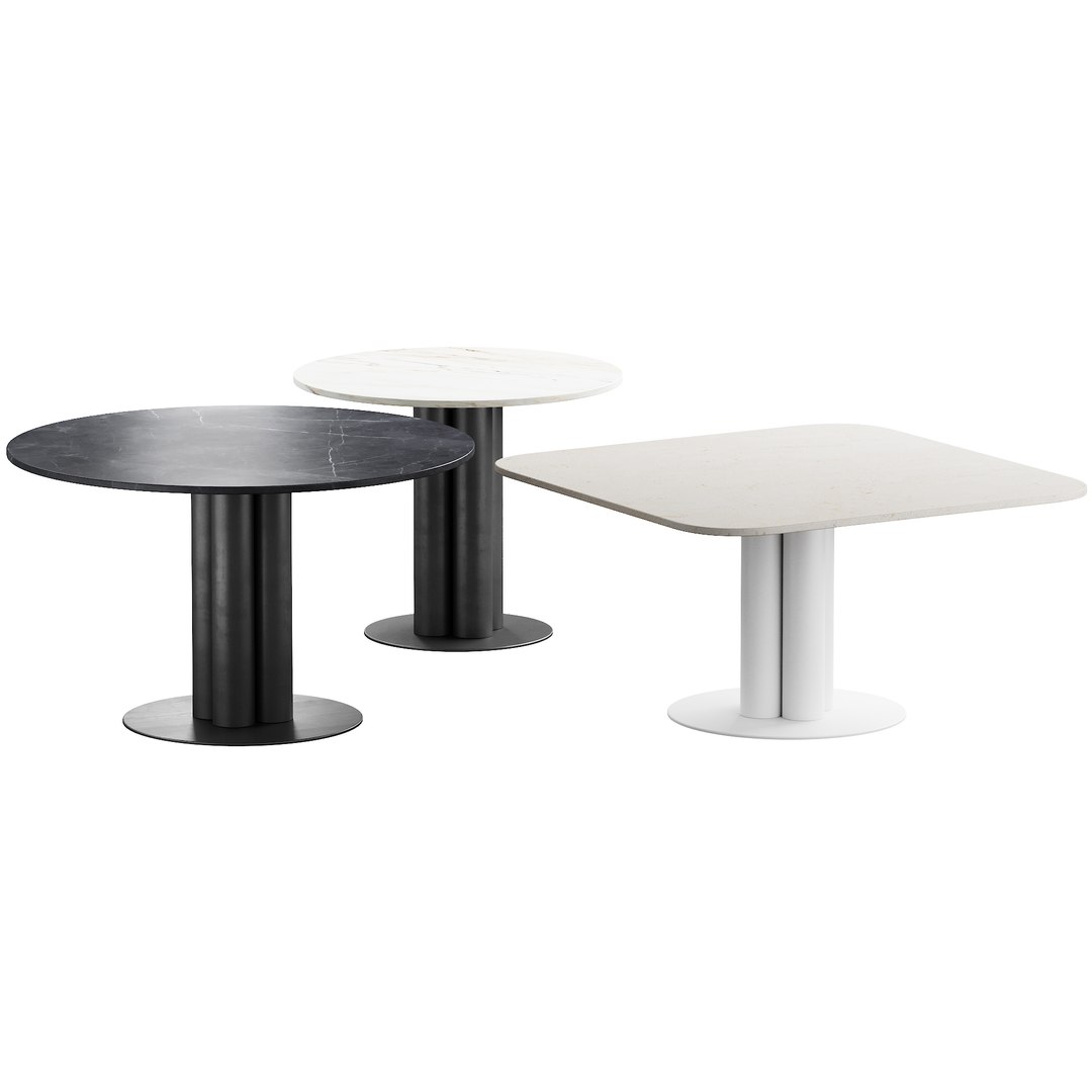 3D 436 Table Dinning And Lounge In 8 Options And 8 Colors - TurboSquid ...