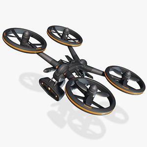 3D Military Drone Future model