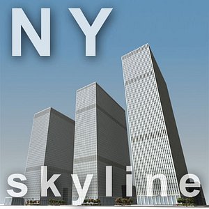 NY skyline - Exxon, McGrawHill, Celanese