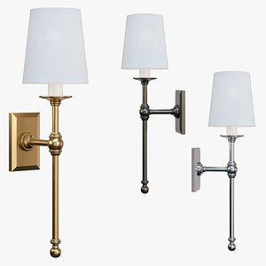 classic 19in tail sconce