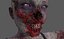 3D zombie brenda model