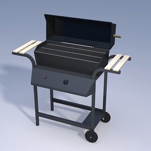 3d gas grill propane