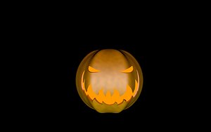 3d halloween pumpkin