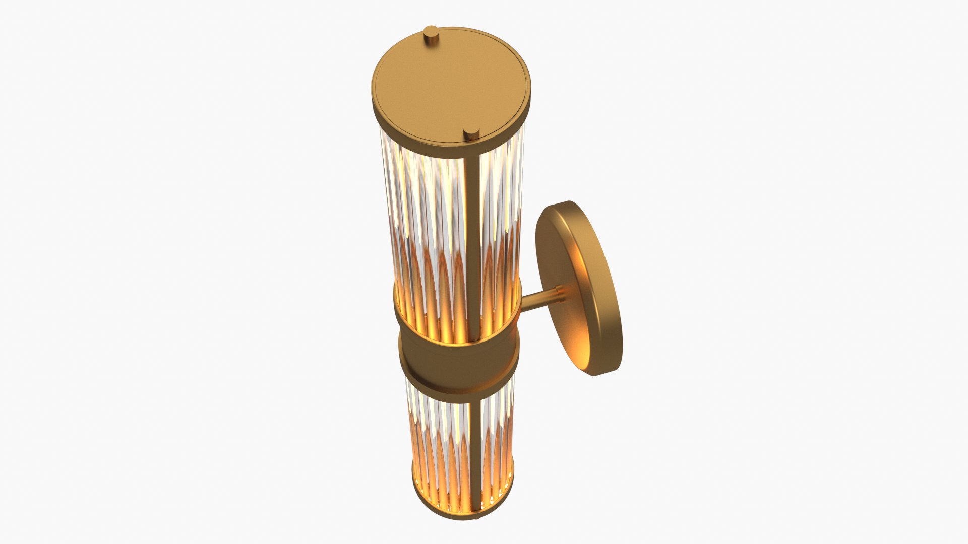 3D Wall Lamp Claridges Double Model - TurboSquid 2280074