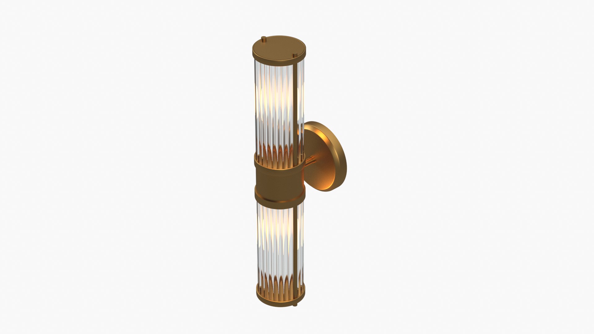 3D Wall Lamp Claridges Double Model - TurboSquid 2280074