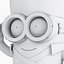 3D model minion napoleon