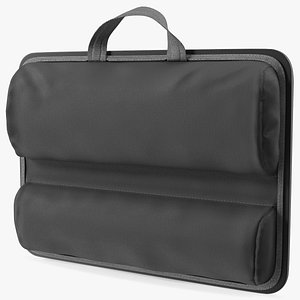 Compact Lap Desk Black 3D model