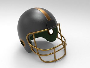 3D Rugby Helmet model