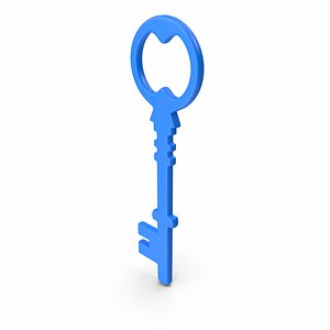 Key Icon Blue