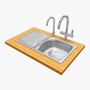 Kitchen Sink with Grohe Taps