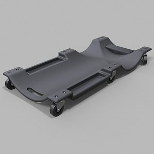 1 Low Profile Plastic Creeper 3D model