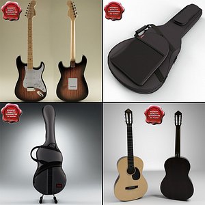 3d guitars cases model