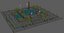 square plaza 3D model