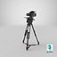 3D model ARRI ALEXA LF Pro Camera with OConnor 2560 Tripod Systems
