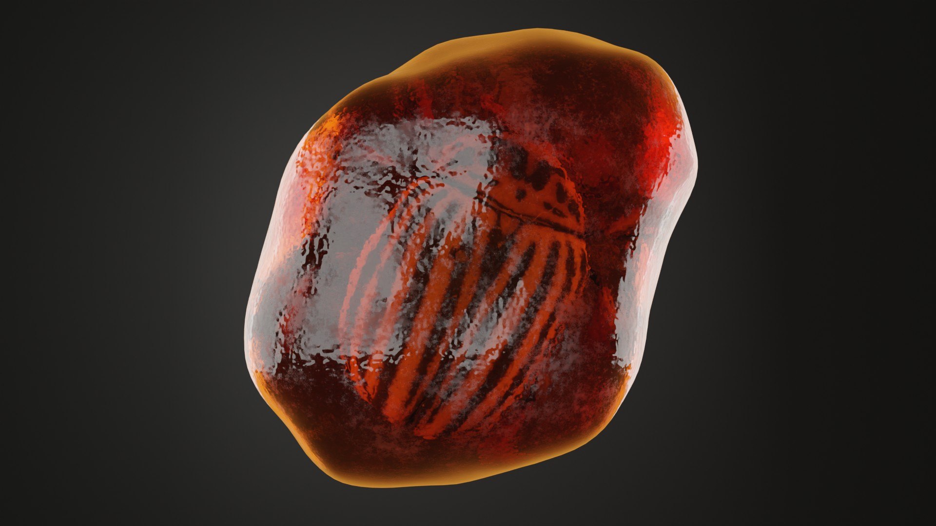 Fossilized Amber 3D Model - TurboSquid 2379879
