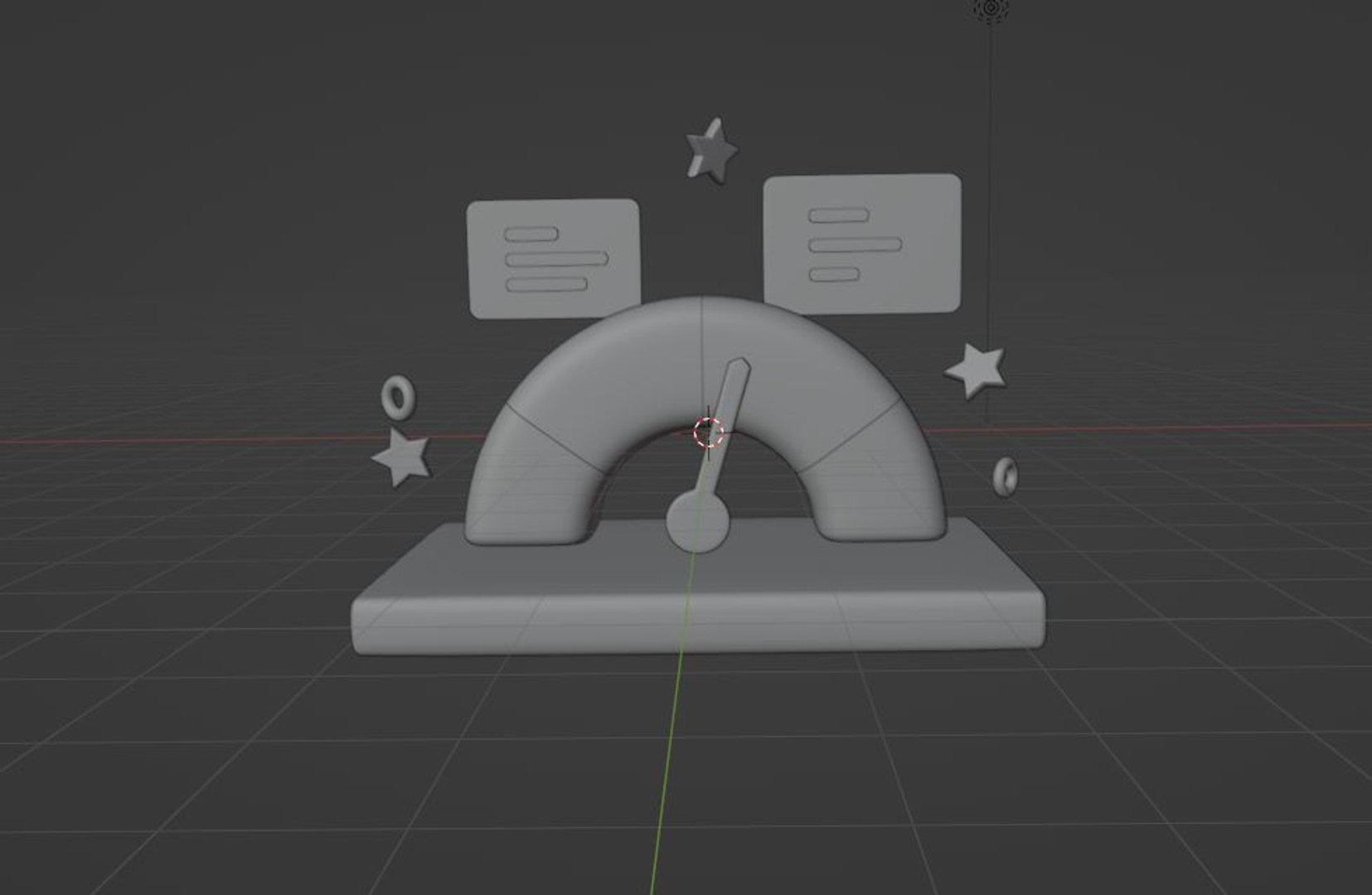 Arrow Point Speedometer 3D Model 3D - TurboSquid 2333157