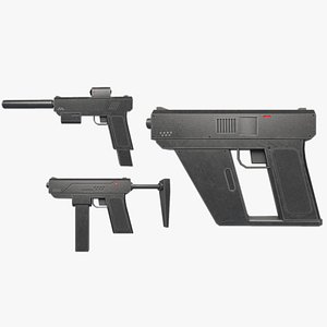 3D model Minimal gun collection