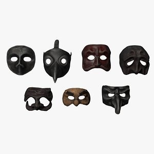 Italian Masks 3D model