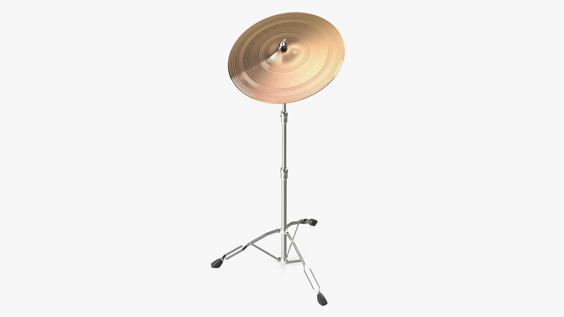 3D model Crash Cymbal with Stand TurboSquid 2179950