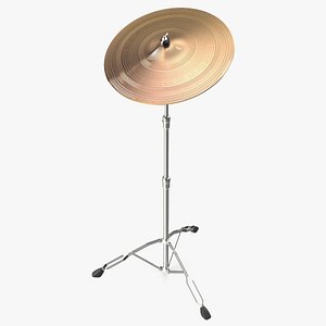 3D model Crash Cymbal with Stand