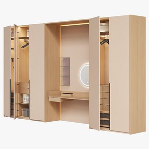 Lema wardrobe Naica by Cairoli and Donzelli 3D model