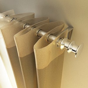 designer curtain 3d model