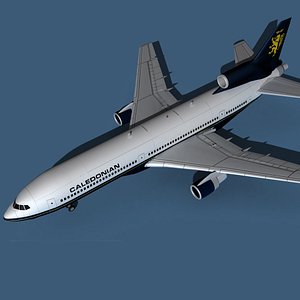 Lockheed L-1011-50 Caledonian 3D model