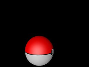 3d pokemon pokeball model