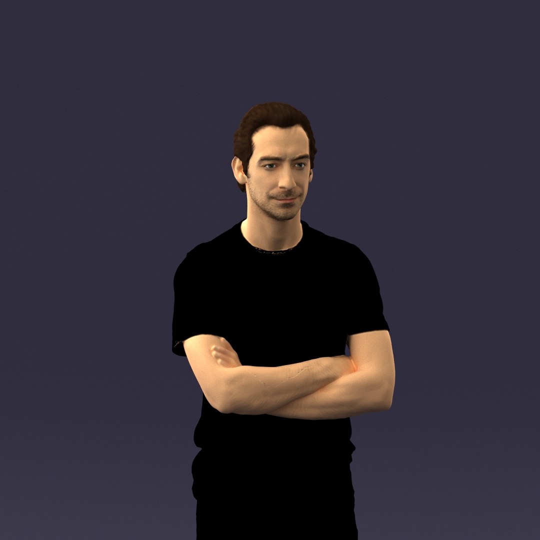 3D Scanned Realistic Human Model - TurboSquid 1644410
