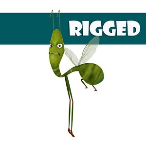 Rigged Green FLy