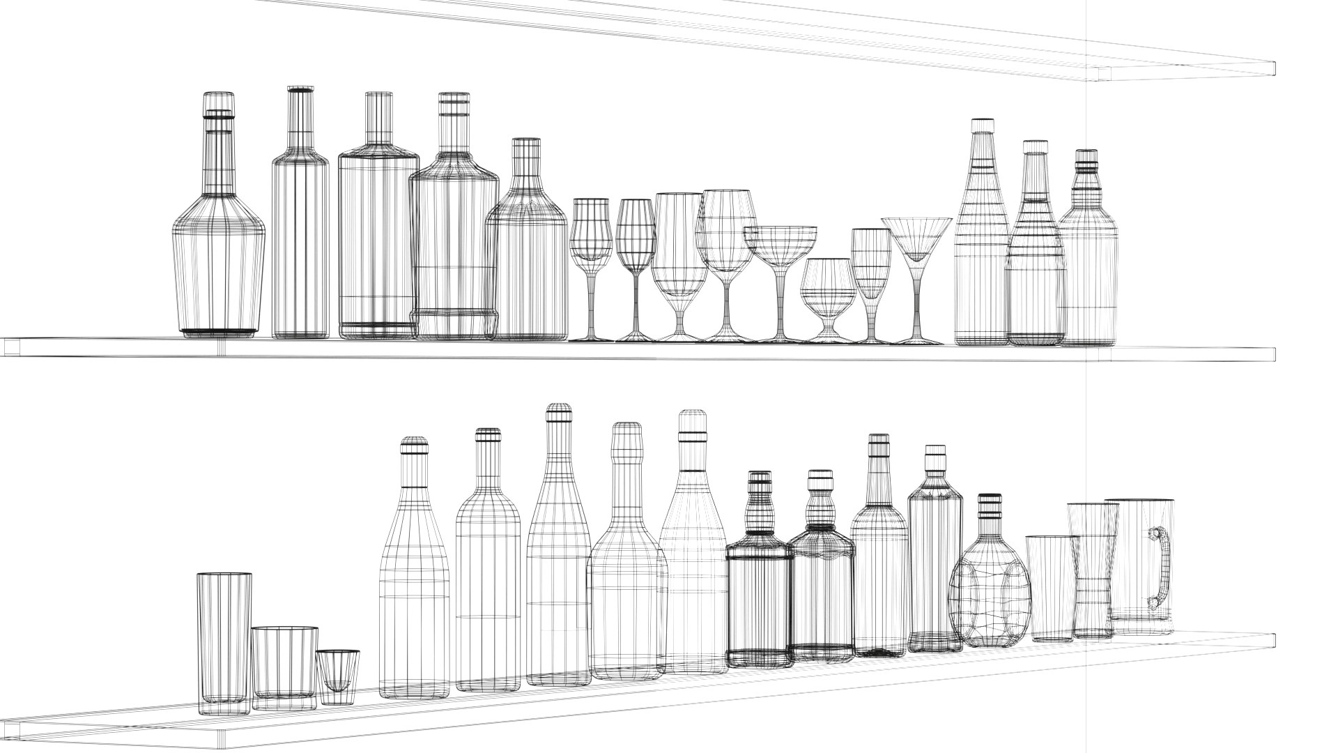 bottle set model https://p.turbosquid.com/ts-thumb/wR/VCacKG/V0/wireframe_003/png/1668126655/1920x1080/fit_q87/bf52a8bd3d9d0109816efdc1809e738d5bbfe6e9/wireframe_003.jpg