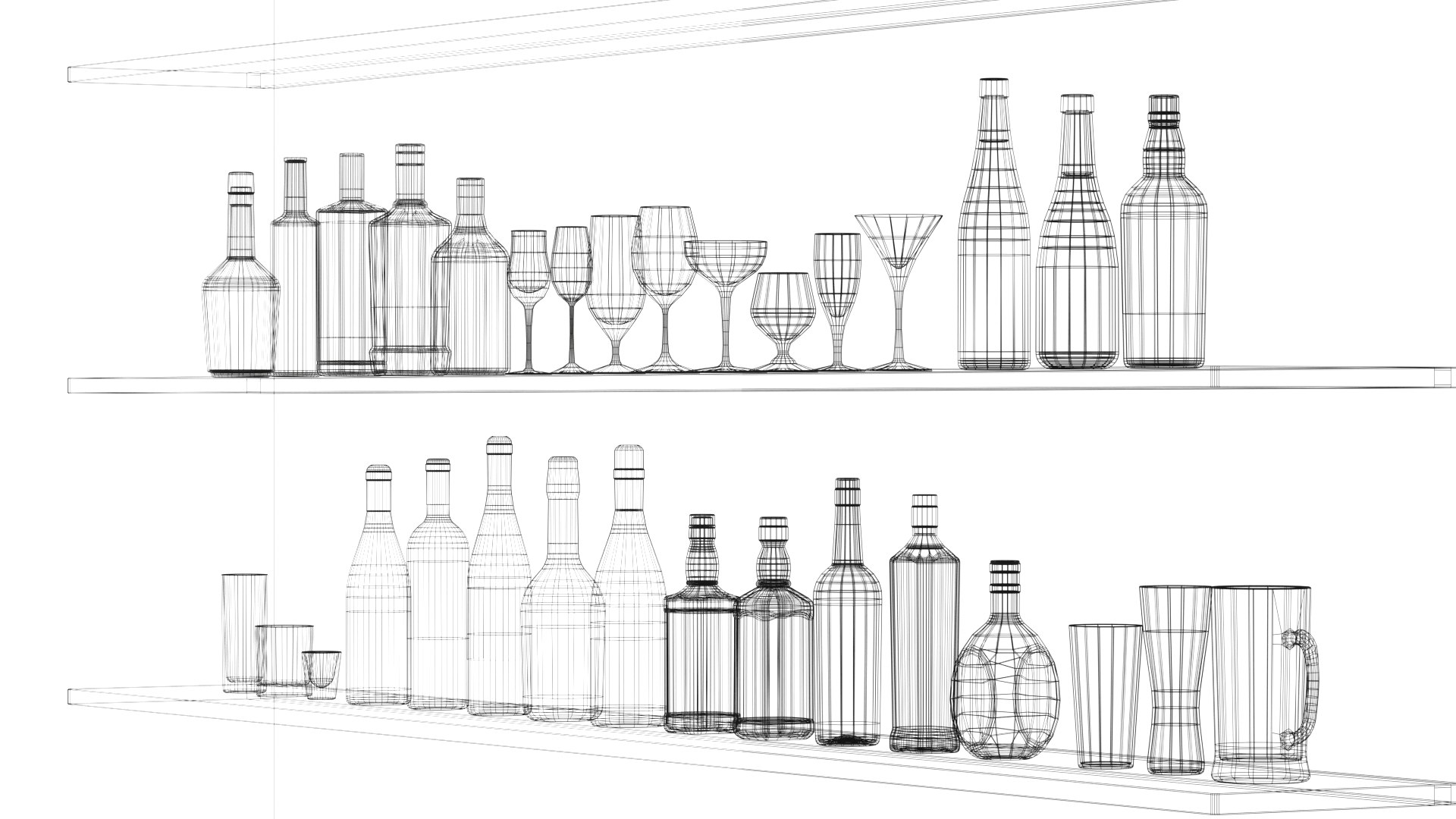 bottle set model https://p.turbosquid.com/ts-thumb/wR/VCacKG/b1/wireframe_004/png/1668126658/1920x1080/fit_q87/bef10585566e987929a53c4612de36c3e04622ad/wireframe_004.jpg