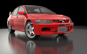 Lancer Evolution 9 Red