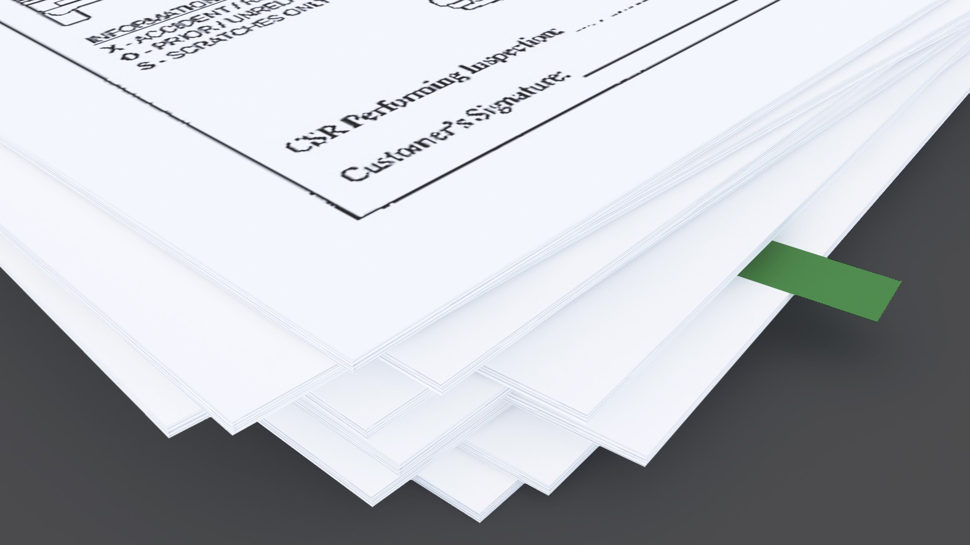Office Paperwork 3D Model - TurboSquid 1237474