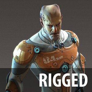 Scifi Male - Rigged