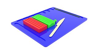 3D plasticine knife