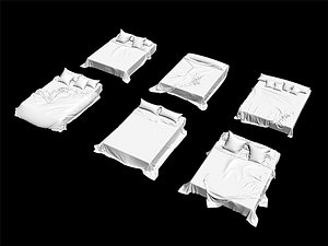 3D bedding sheets knitted blanket