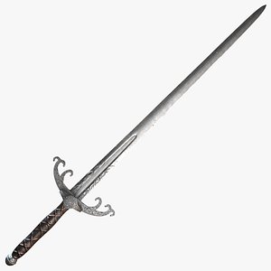 3d model of sword blade