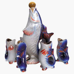 Fish Statuette 3D