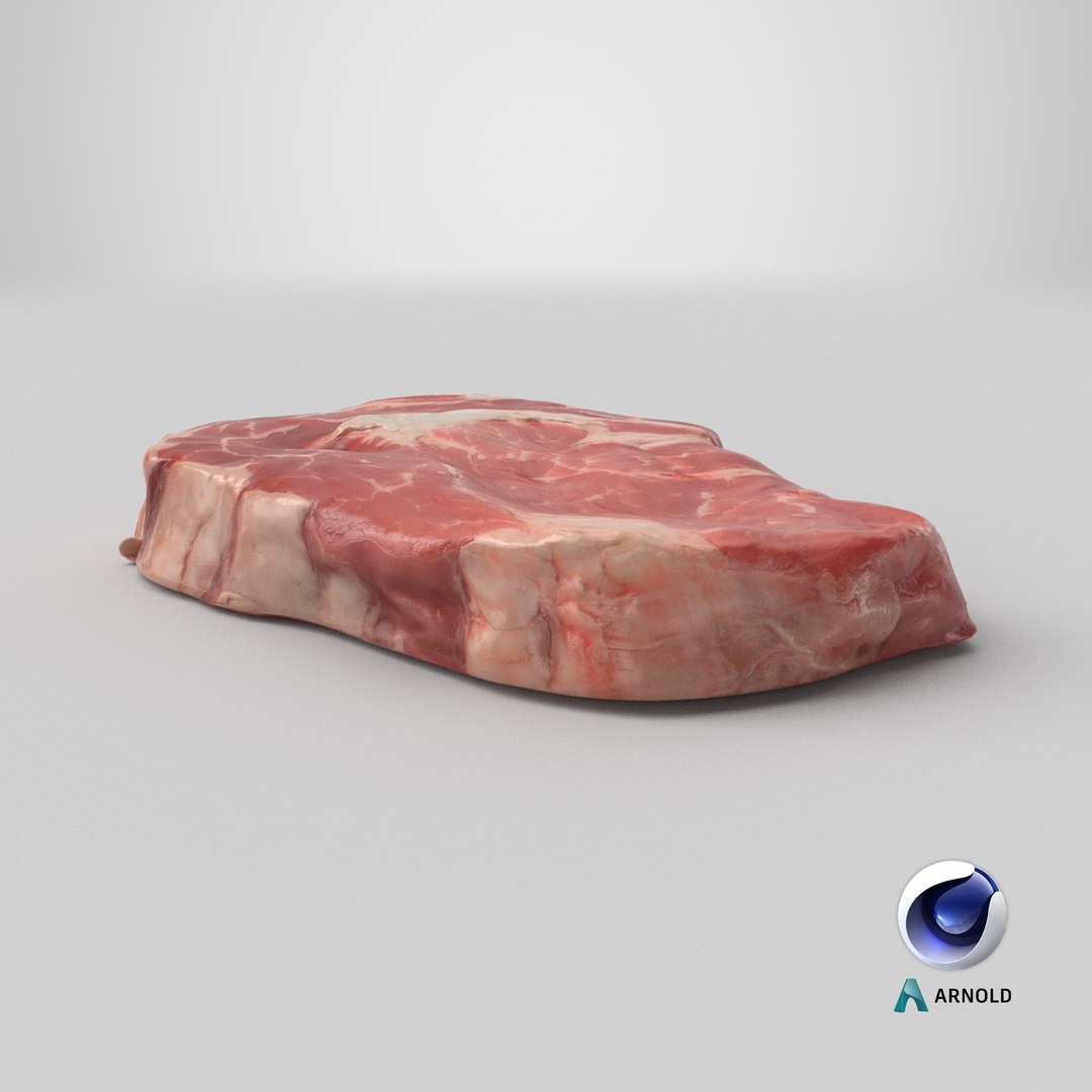 3D Raw Meat Steak 03 Model - TurboSquid 2392611