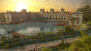 3D Ancient Villa Environment model