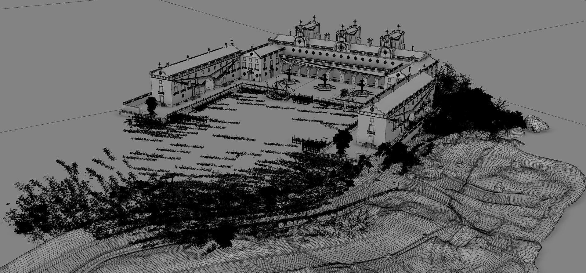 3D Ancient Villa Environment model https://p.turbosquid.com/ts-thumb/wS/08Ozj6/Tm/villaland11/jpg/1748295367/1920x1080/fit_q87/387602646fe55d098bbaf67eee157e95aeb0661e/villaland11.jpg