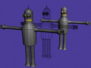 3ds max bender futurama