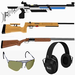 Shooting Rifles and Protection Collection