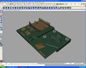 3d model design skatepark