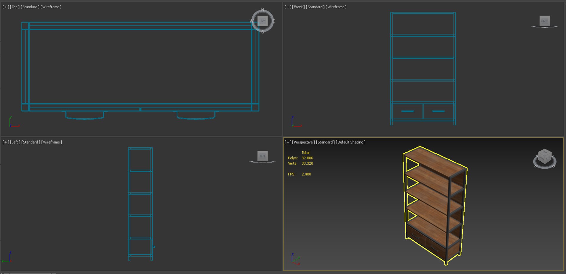 Decorative Shelf 3D Model - TurboSquid 1961835