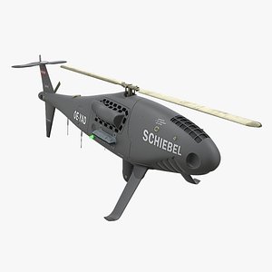 3D Schiebel Camcopter S100 UAV - Black